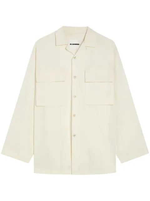 flap-pocket shirt by JIL SANDER