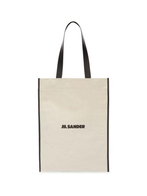 flat shopper medium tote bag by JIL SANDER