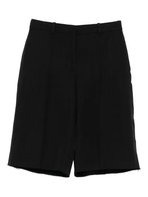 frayed-hem shorts by JIL SANDER