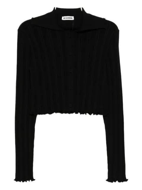 frilled cardigan by JIL SANDER