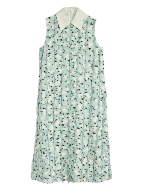 fringe-detailing midi dress by JIL SANDER