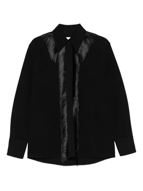 fringed jacket by JIL SANDER