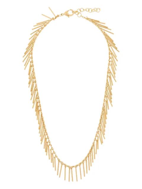 fringed necklace by JIL SANDER