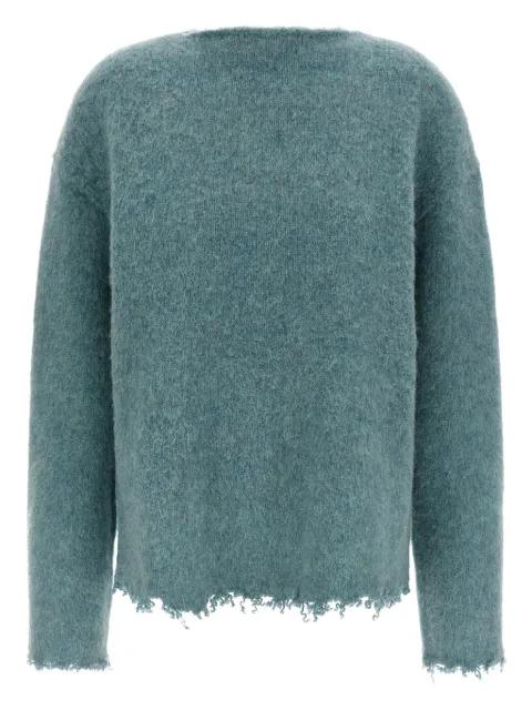 fringed sweater by JIL SANDER