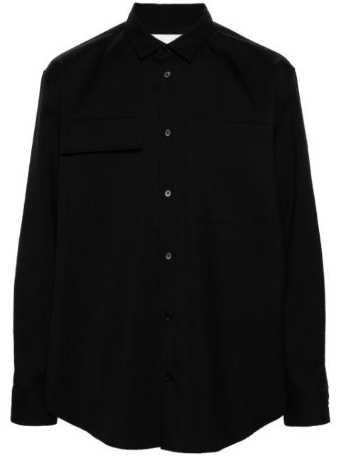 gabardine virgin wool shirt by JIL SANDER