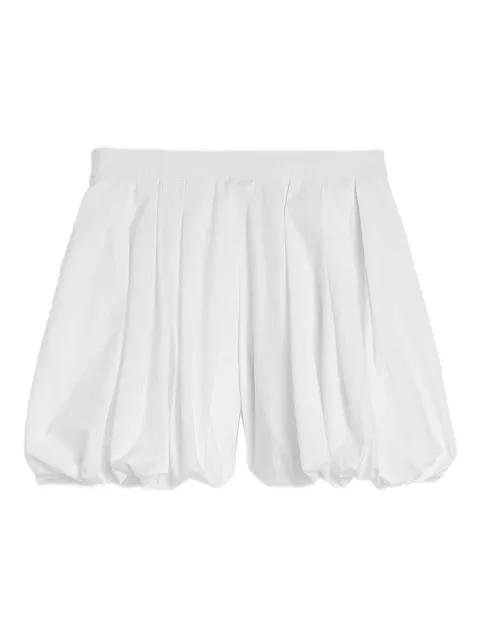 gathered balloon hem shorts by JIL SANDER