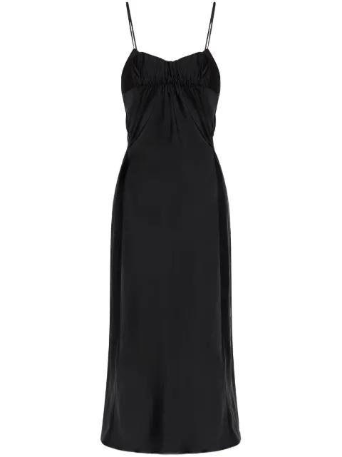 gathered-bustier midi dress by JIL SANDER