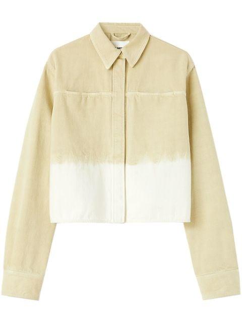 gradient-effect denim shirt by JIL SANDER
