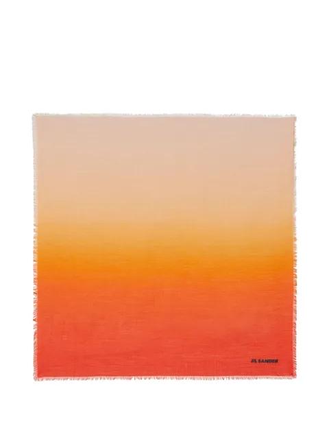 gradient-effect scarf by JIL SANDER