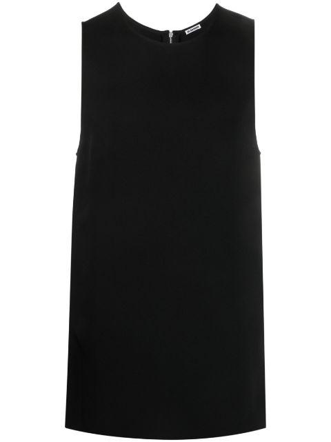 half-zip long tank top by JIL SANDER