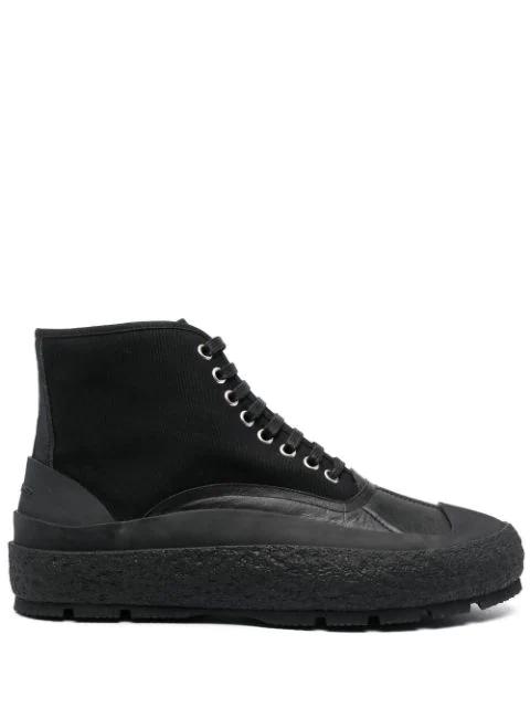 hi-top sneakers by JIL SANDER