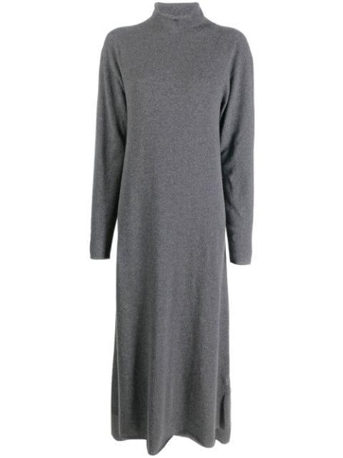 high-neck knitted dress by JIL SANDER
