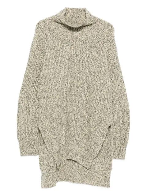 high-neck long-sleeve sweater by JIL SANDER