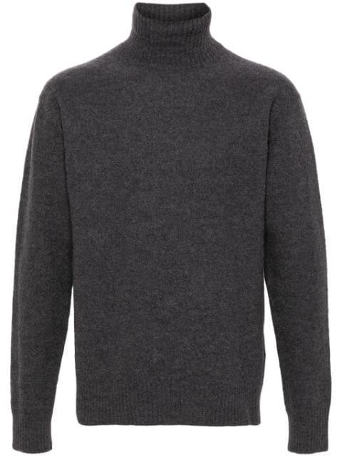 high-neck sweater by JIL SANDER