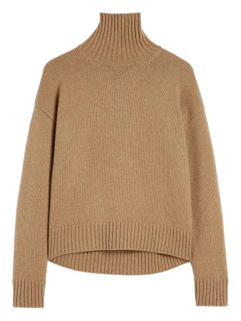 high-neck sweater by JIL SANDER