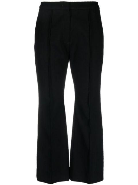high-waisted cropped trousers by JIL SANDER