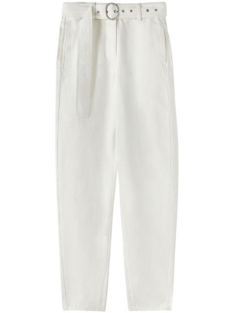 high-waisted wide-leg jeans by JIL SANDER