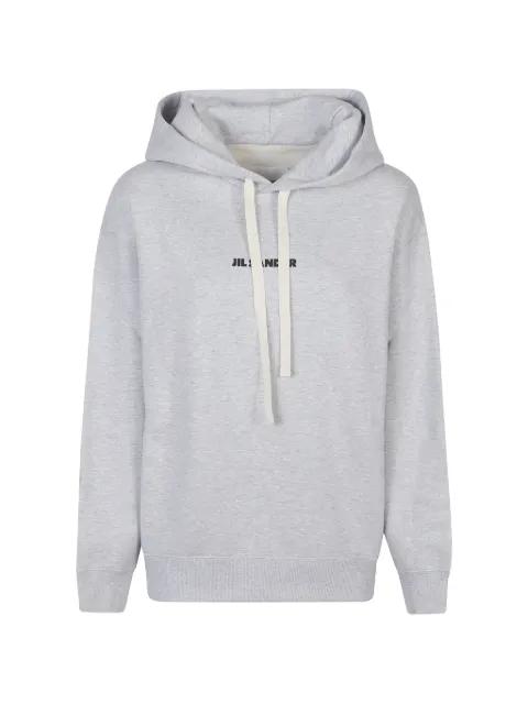 hoodied cotton sweatshirt by JIL SANDER