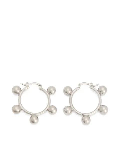 hoop earrings by JIL SANDER