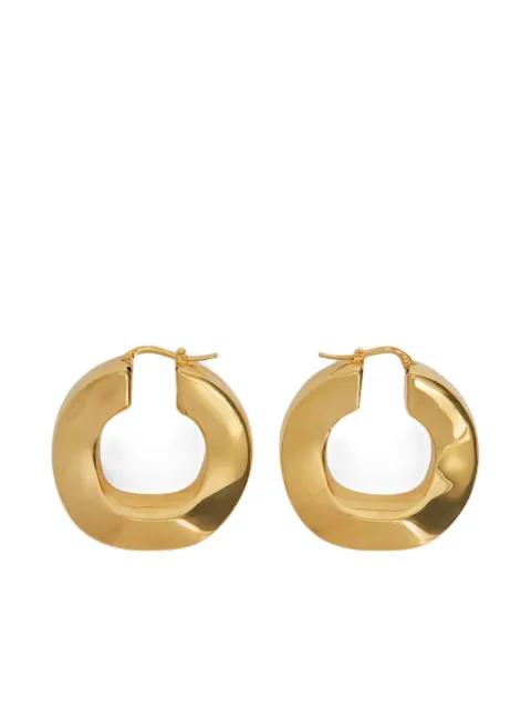 hoop earrings by JIL SANDER