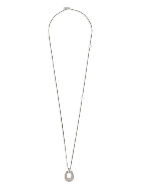 horseshoe-pendant necklace by JIL SANDER