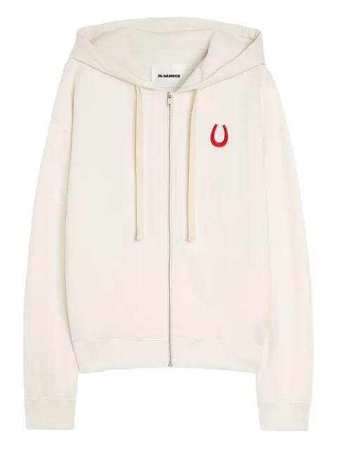 horseshoe zip-up hoodie by JIL SANDER