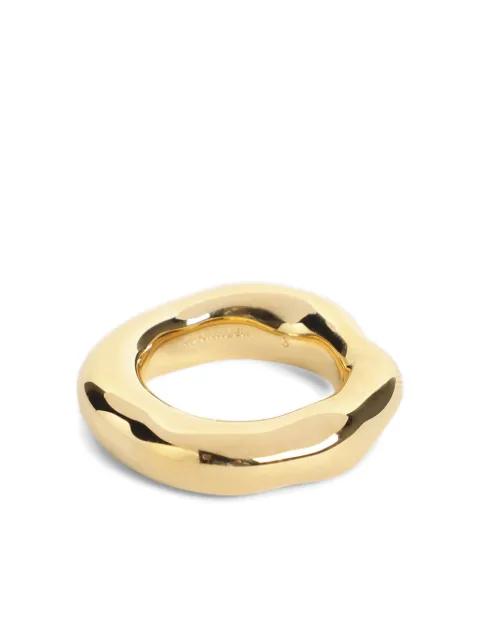irregular-edges ring by JIL SANDER