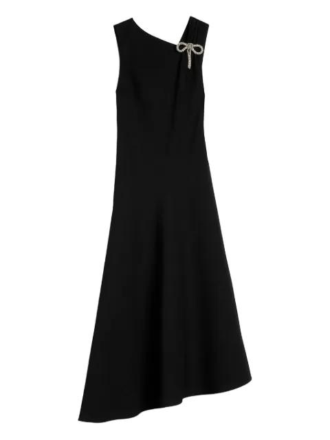 jewel bow asymmetrical hem dress by JIL SANDER