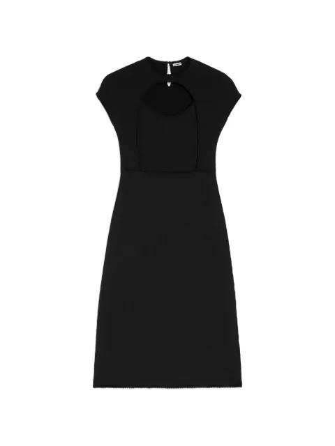 knit cut-out kimono dress by JIL SANDER