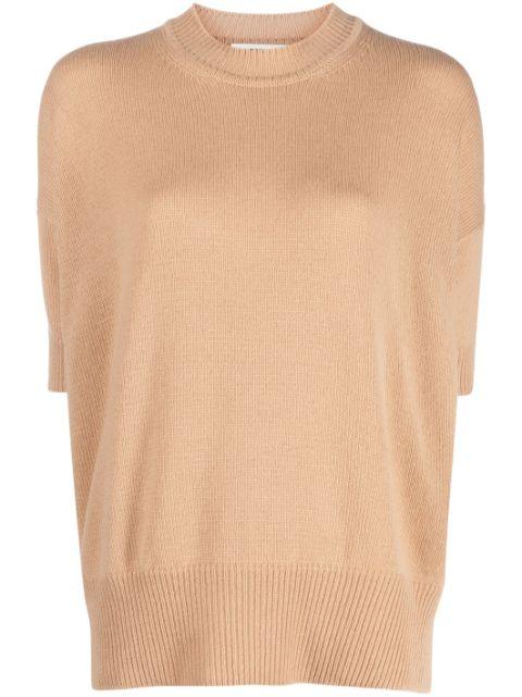knitted cashmere top by JIL SANDER
