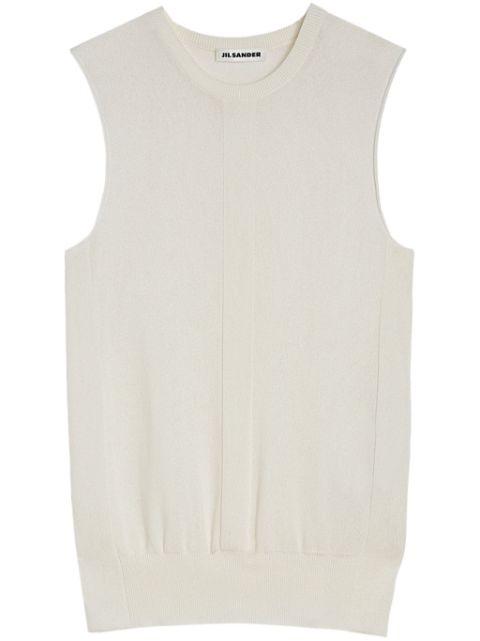 knitted vest by JIL SANDER