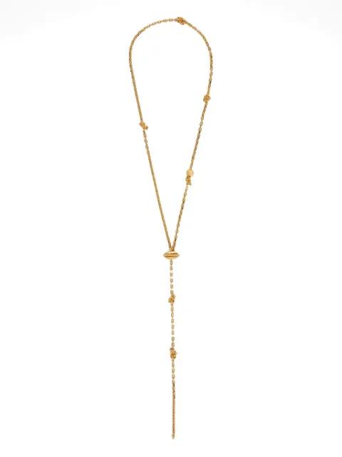 knotted-chain necklace by JIL SANDER