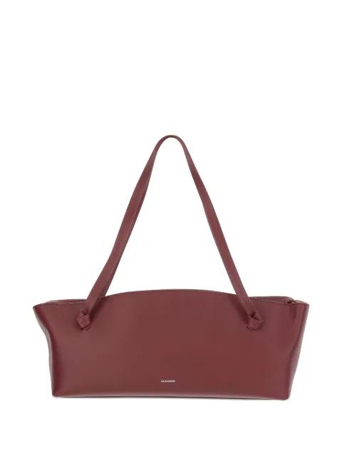 knotted top-zip bag by JIL SANDER