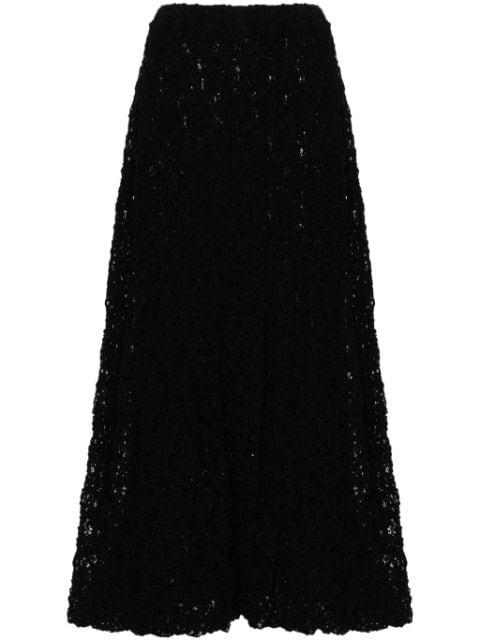 lace-embroidered midi skirt by JIL SANDER