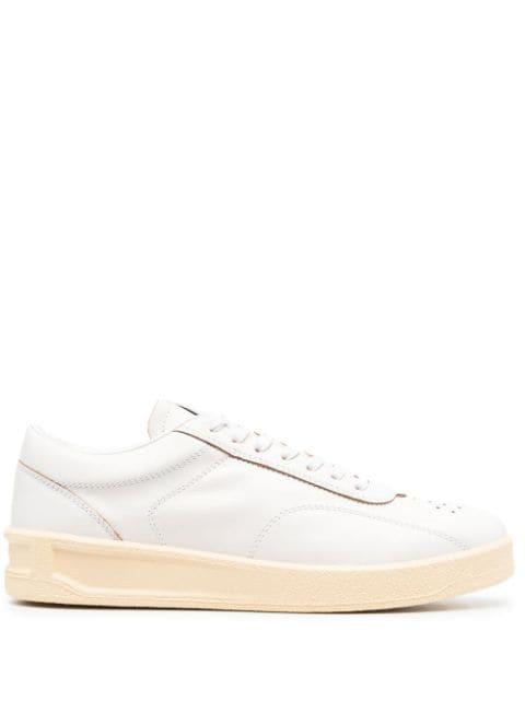 lace-up leather sneakers by JIL SANDER