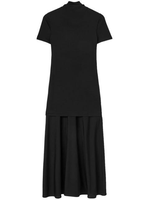 layered-design midi dress by JIL SANDER