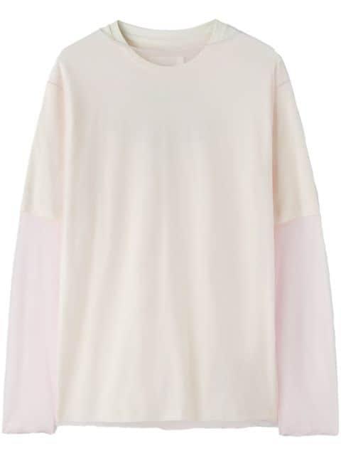 layered long-sleeve T-shirt by JIL SANDER