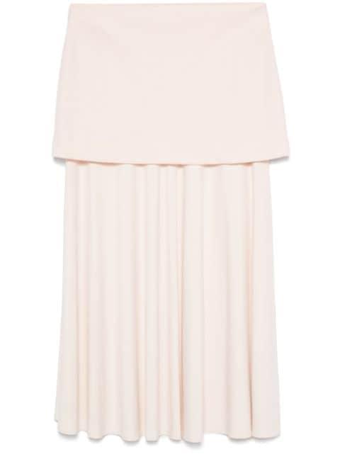 layered maxi skirt by JIL SANDER