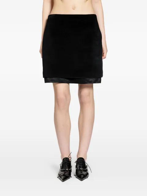 layered mini skirt by JIL SANDER