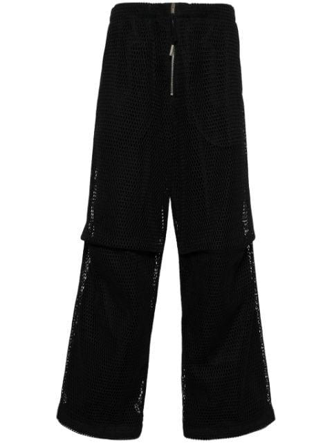 layered open-knit trousers by JIL SANDER