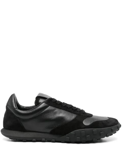 leather lace-up sneakers by JIL SANDER