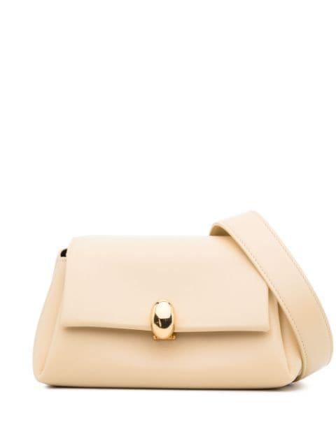 leather shoulder bag by JIL SANDER