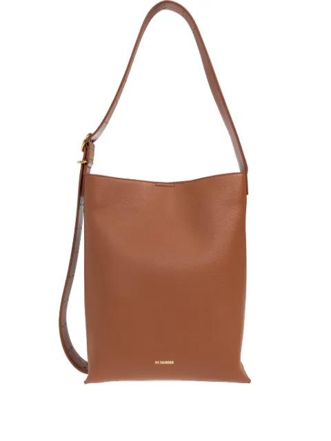 leather shoulder bag by JIL SANDER