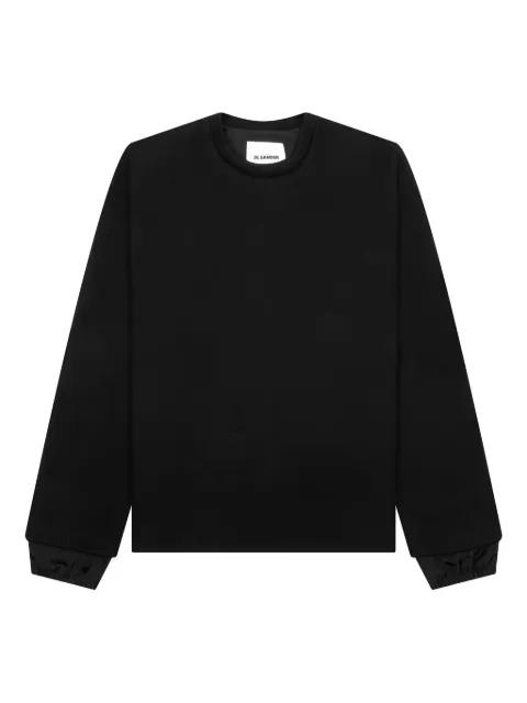 lined cuff sweatshirt by JIL SANDER