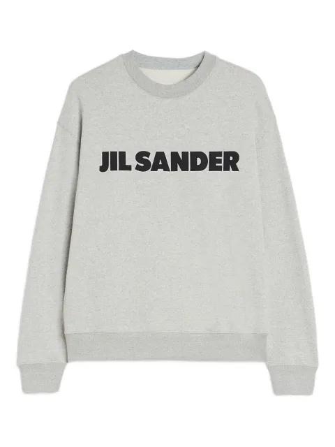 logo cotton sweatshirt by JIL SANDER