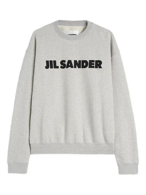 logo cotton sweatshirt by JIL SANDER