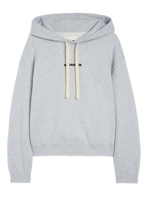 logo-detail hoodie by JIL SANDER