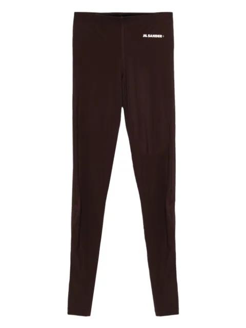logo-embellished leggings by JIL SANDER