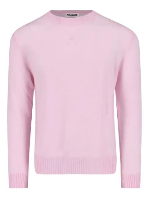 logo-embroidered crew-neck sweater by JIL SANDER