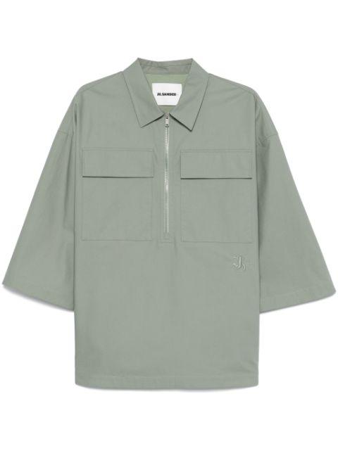 logo-embroidered shirt by JIL SANDER